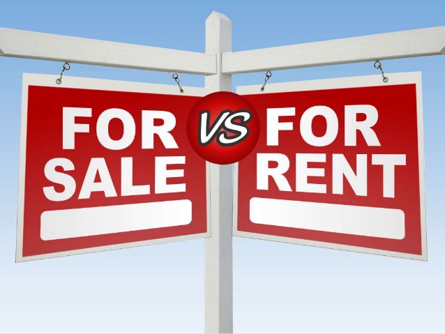 the difference between for sale and for rent