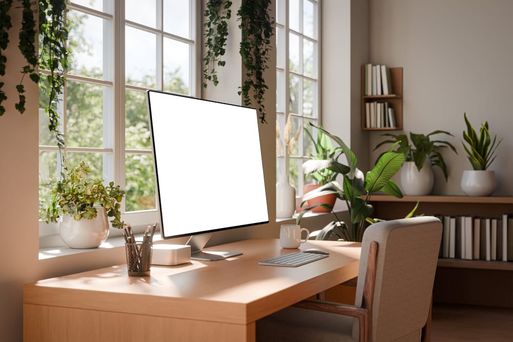 Home office tips for creating a workspace during a move in Chicago.
