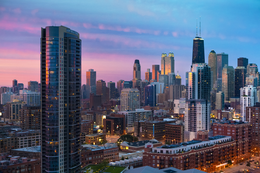 River North skyline.
