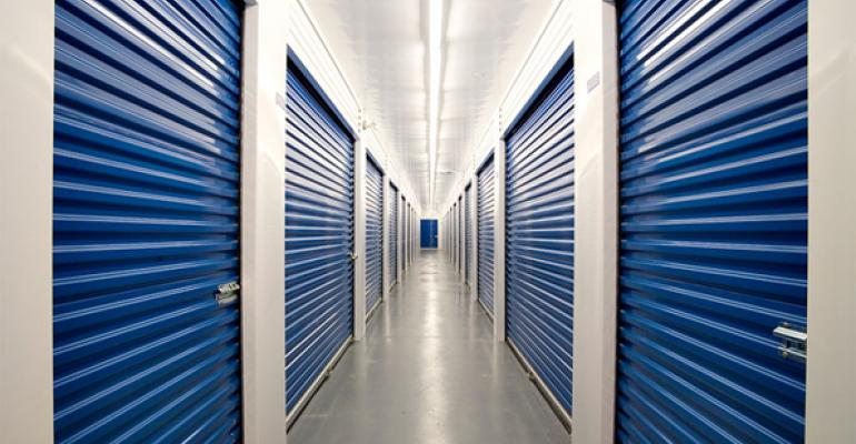 self storage unit hallway