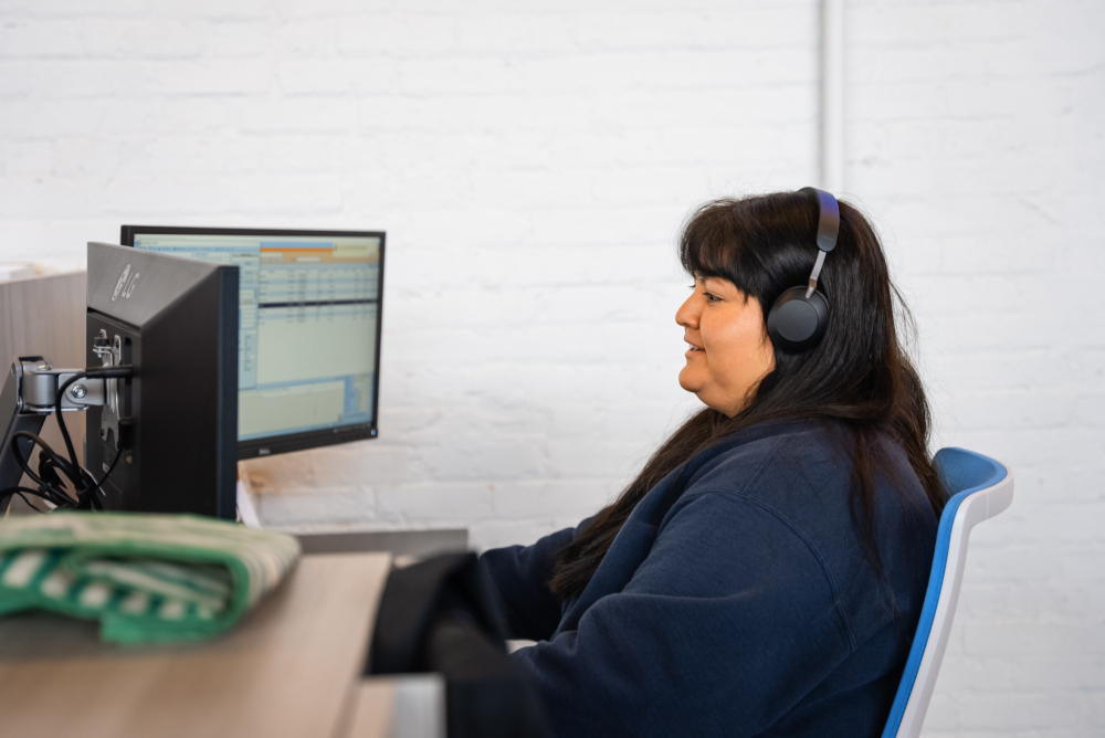 New city moving worker.