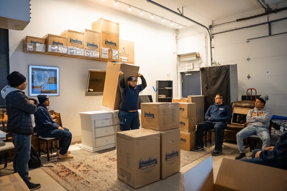 Presentation of moving boxes and its options.