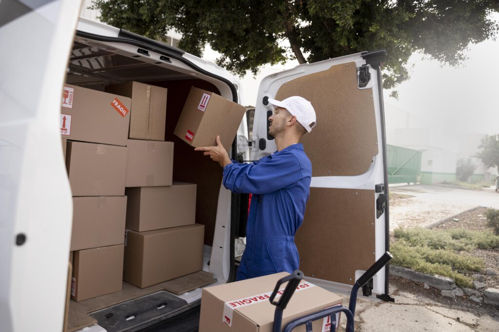loading moving truck