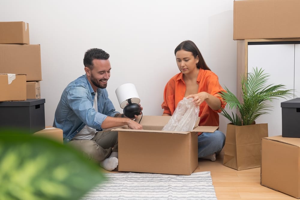 Properly packing lamps.