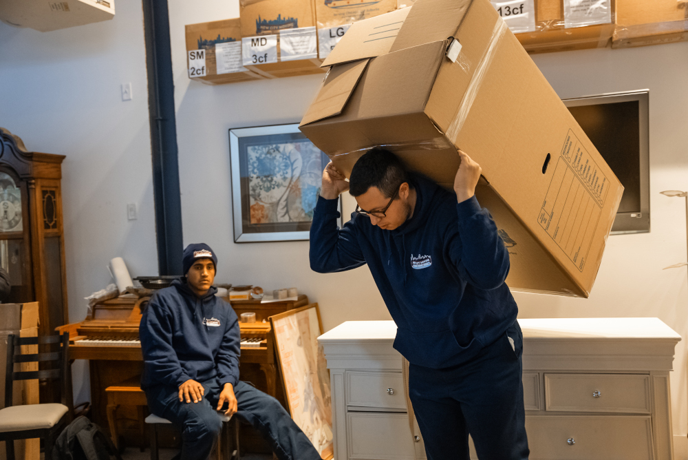 New city moving box services.