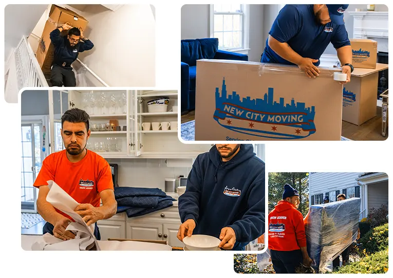 Apartment moving and packing in Chicago.