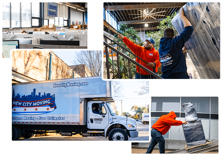 Corporate moving and packing services in Chicago.