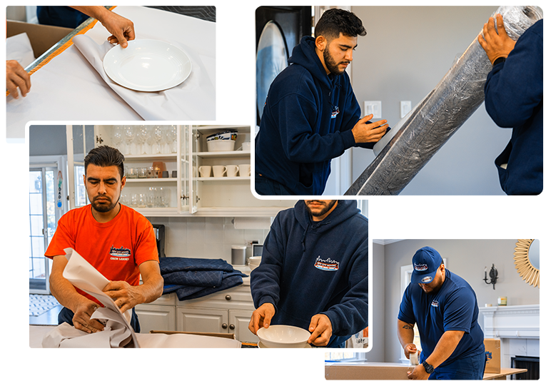 Custom packing options for home and business moves.