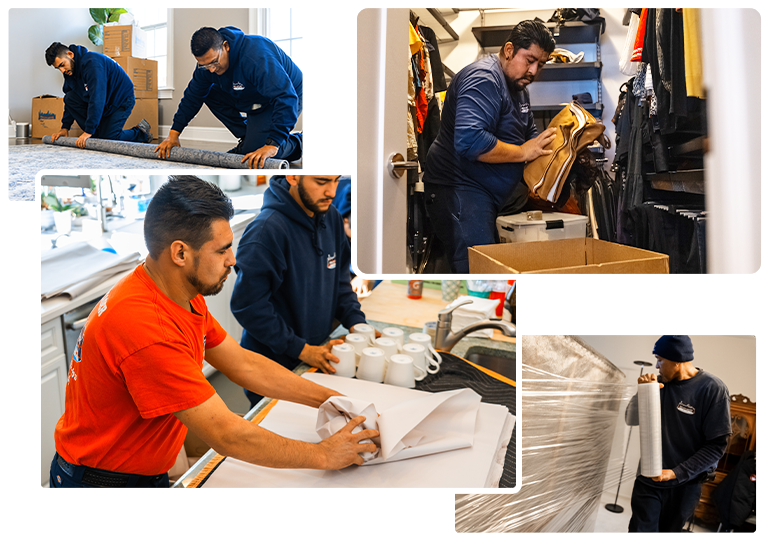 Packing and unpacking services for Chicago moves.