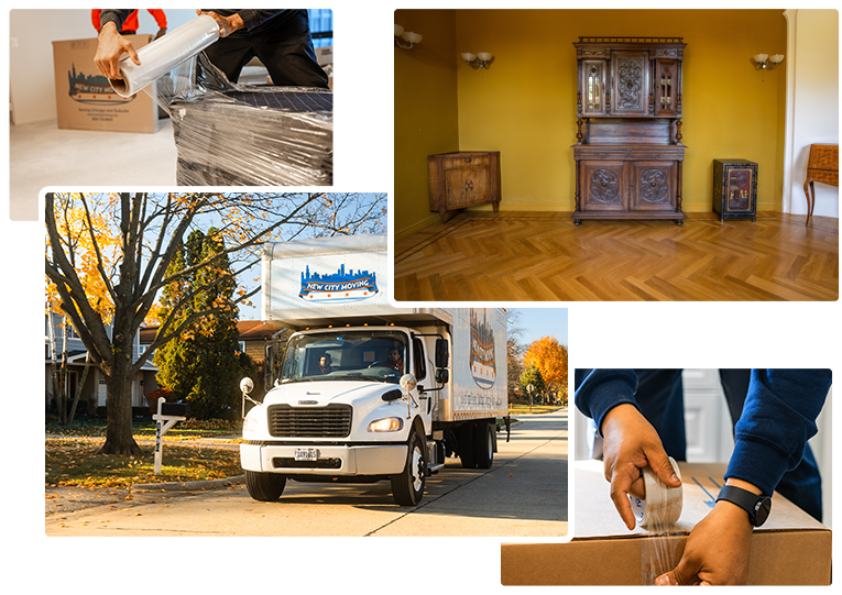 Loading and moving antiques in Chicago, IL.