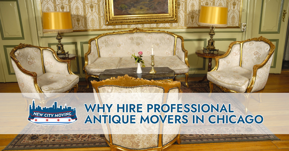 Hire antique movers in Chicago, IL.