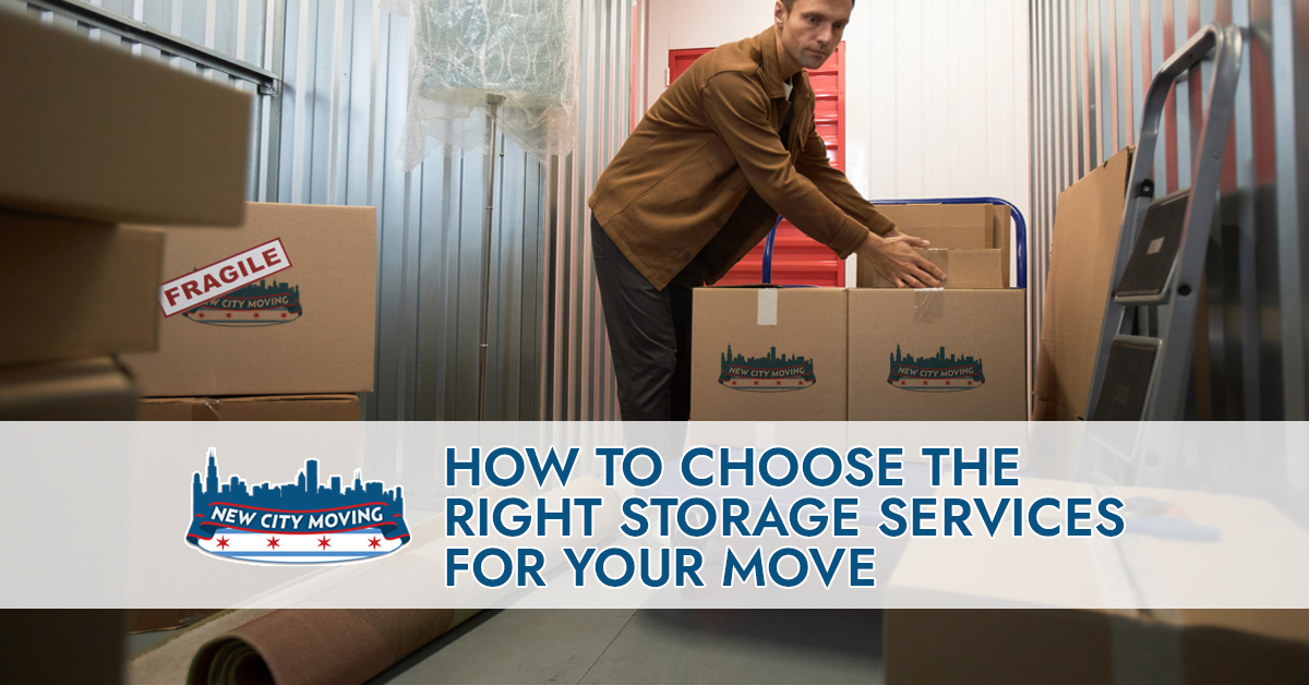 Storage services for a Chicago move.